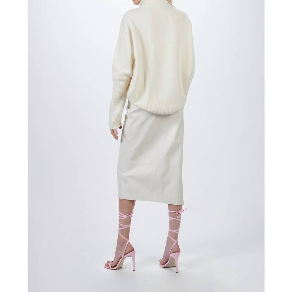 NEW ZEYNEP ARCAY cashmere turtleneck jumper in off white - Picture 3 of 7